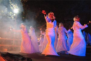 Halloweentänze der Tanzgruppen